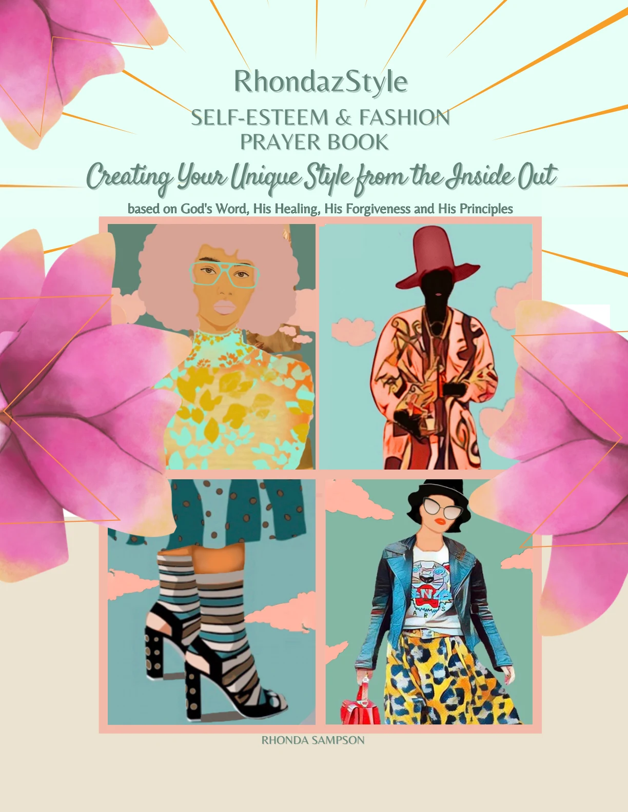 Front cover of the RhondazStyle Self-Esteem and Fashion Prayer Book by Rhonda Sampson